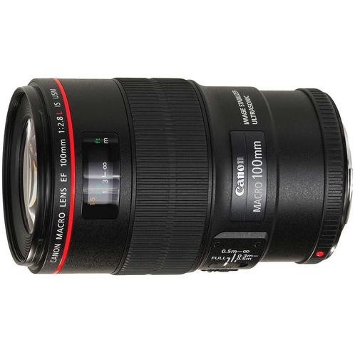 Canon EF 100mm F/2.8L USM IS Macro | Outlet model, Audio, Tv en Foto, Fotografie | Lenzen en Objectieven, Gebruikt, Verzenden