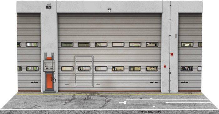 SD-modelcartuning 1:18 - Modelauto - Pitlane - Pitbox, Hobby en Vrije tijd, Modelauto's | 1:5 tot 1:12