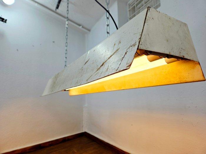 Famor - Plafondlamp - Staal, Antiek en Kunst, Antiek | Wandborden en Tegels