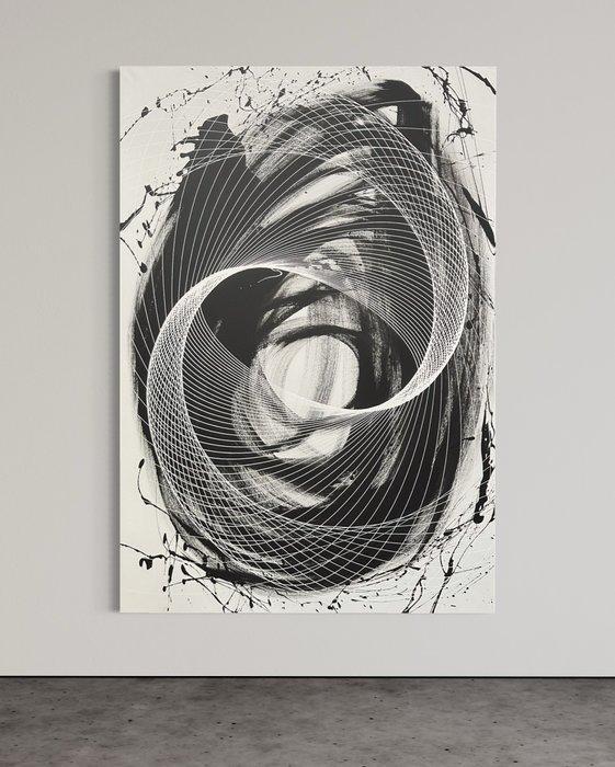 Eren - Spinning Lines - XXL, Antiek en Kunst, Kunst | Schilderijen | Modern