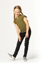 HEMA Kinder jeans skinny fit zwart, Verzenden, Nieuw