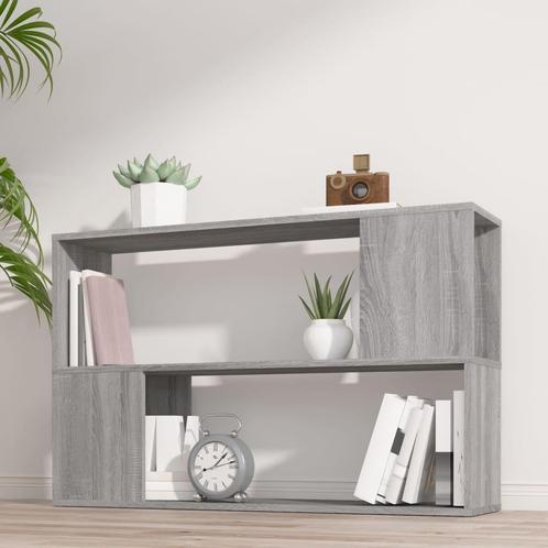 vidaXL Boekenkast 100x24x63 cm bewerkt hout grijs sonoma, Huis en Inrichting, Kasten | Boekenkasten, Minder dan 25 cm, Nieuw, Overige houtsoorten