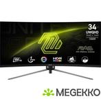 MSI MAG 345CQR 34  Wide Quad HD 180Hz VA Gaming monitor, Verzenden, Nieuw, MSI