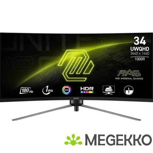 MSI MAG 345CQR 34  Wide Quad HD 180Hz VA Gaming monitor, Computers en Software, Monitoren, Nieuw, Verzenden
