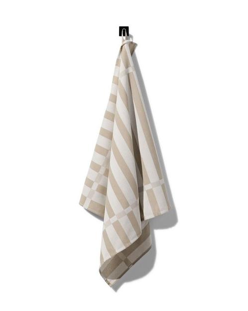 HEMA Theedoek 65x65 katoen taupe, Hobby en Vrije tijd, Theezakjes, Verzenden