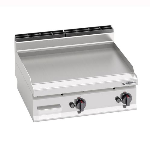 GGM Gastro | Gas grillplaat - 13,8 kW - Glad | GGB873M |, Witgoed en Apparatuur, Grillplaten, Nieuw, Verzenden