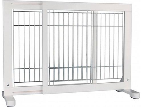 Trixie - Afsluithek - Uitschuifbaar - Wit - 65-108X61 cm, Doe-het-zelf en Verbouw, Overige Doe-het-zelf en Verbouw, Zo goed als nieuw