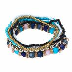 Fako Bijoux - Armband - Beachbumb - Blauw, Sieraden, Tassen en Uiterlijk, Armbanden, Verzenden, Nieuw