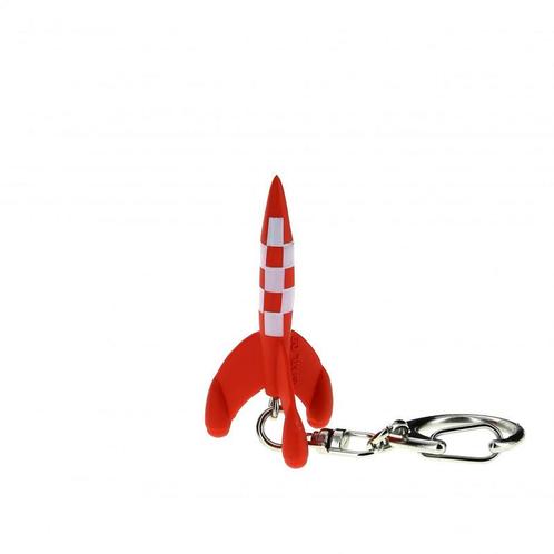 Kuifje PVC Sleutelhanger Raket 6 cm, Verzamelen, Stripfiguren, Nieuw, Ophalen of Verzenden