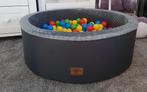 Ballenbad met 300 ballen - Wasbare hoes - 90 x 30 cm - Bruin