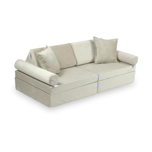 Ecru modulaire mini speelbank van zacht schuim en luxe ve..., Kinderen en Baby's, Kinderkamer | Inrichting en Decoratie, Nieuw