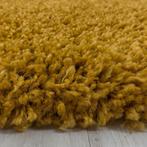 Rond Shaggy Vloerkleed | Sydney | Goud | 200x200 cm, Verzenden, Nieuw