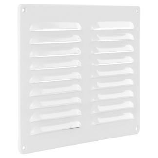 Schoepenrooster | Starx | 25 x 20 cm (Aluminium, Wit), Doe-het-zelf en Verbouw, Ventilatie en Afzuiging, Nieuw, Verzenden