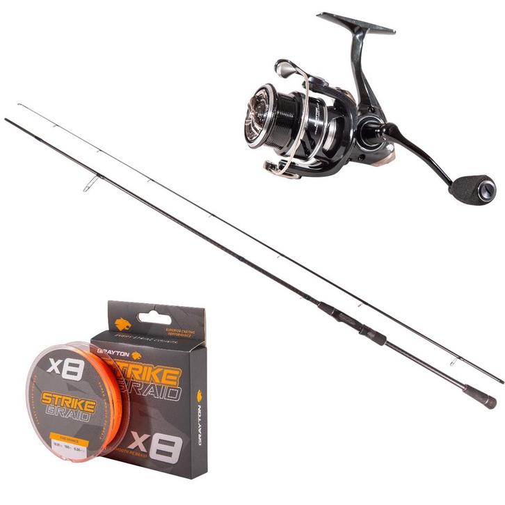 Grayton Chase Salt Spin Set 3.00m (14-48g), Watersport en Boten, Hengelsport | Algemeen, Nieuw, Verzenden