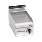 GGM Gastro | Elektrische bakplaat - 4,8 kW - Gegroefd |, Verzenden, Nieuw