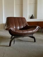 Fauteuil - Bambus, Leder, Antiek en Kunst