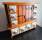 Kast - Hout, Keramiek, Metaal - Kruidenkast/eierenrek