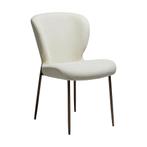 *WOONWINKEL* Dan-Form Glory Luxe Eetkamerstoel Wit Boucle, Huis en Inrichting, Stoelen, Verzenden, Nieuw, Wit