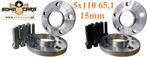 Spacers 15mm Alfa Romeo Opel Saab 5x110 65,1 Spoorverbreders, Auto diversen, Tuning en Styling, Ophalen of Verzenden