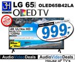 Nieuwe!! 65inch LG OLED65B42LA Goedkoopste grote OLED TV, Ophalen, Nieuw, 100 cm of meer, 4k (UHD)