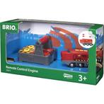 BRIO Rode RC locomotief met, Ophalen of Verzenden, Zo goed als nieuw