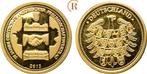 MiniaturgoudMunt 0,4 Gramm goud 2013 Brd: goud, Postzegels en Munten, Munten en Bankbiljetten | Toebehoren, Verzenden