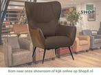 Leren fauteuil Flair Duo - Kenia Brown en Toledo Espresso -, Huis en Inrichting, Fauteuils, Eigentijds, Modern, Retro, Romantisch