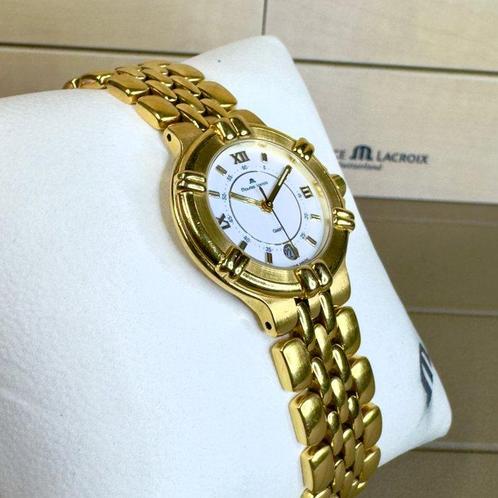 Maurice Lacroix - Calypso Goldplated G10 - Zonder, Sieraden, Tassen en Uiterlijk, Horloges | Heren