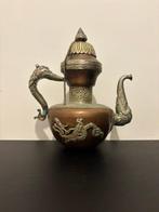 Theepot - Koper, Legering, Zilver - Einde 20e eeuw – Draken