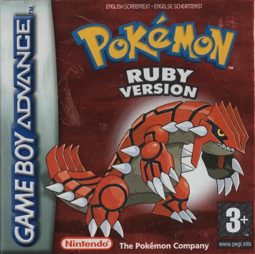 Game Boy Pokemon Ruby Version (In doos), Spelcomputers en Games, Games | Nintendo Game Boy, Zo goed als nieuw, Verzenden