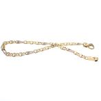 Bicolor gouden infinity schakel armband; Collinea | 21 cm, Sieraden, Tassen en Uiterlijk, Armbanden, Ophalen of Verzenden, Gebruikt