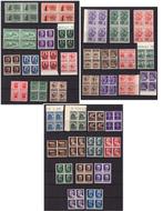 Italië 1944/1945 - Loting van 36 kwartieren RSI-periode, Gestempeld
