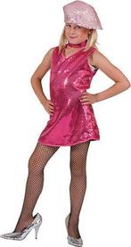Disco pailletten jurkje kind pink, Ophalen of Verzenden, Nieuw