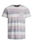SALE -10% | Jack & Jones Shirt lichtroze/grijs/wit | OP=OP