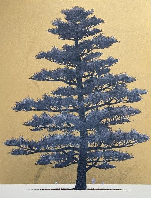 Tree scene 137 - Hajime Namiki  (b 1947) - Japan, Antiek en Kunst, Antiek | Overige Antiek