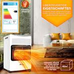 Tresko® Gaskachel Keramisch - 4200W - Terrasverwarmer - Wit, Verzenden, Zo goed als nieuw