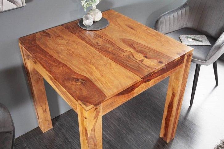 Massief houten eettafel PURE 70cm bistrotafel met, Huis en Inrichting, Tafels | Eettafels, Ophalen of Verzenden