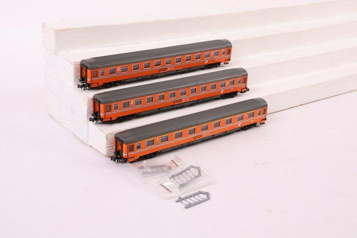 Roco N - 2261A/2262A - Modeltrein personenwagen (3) - Drie, Hobby en Vrije tijd, Modeltreinen | N-Spoor