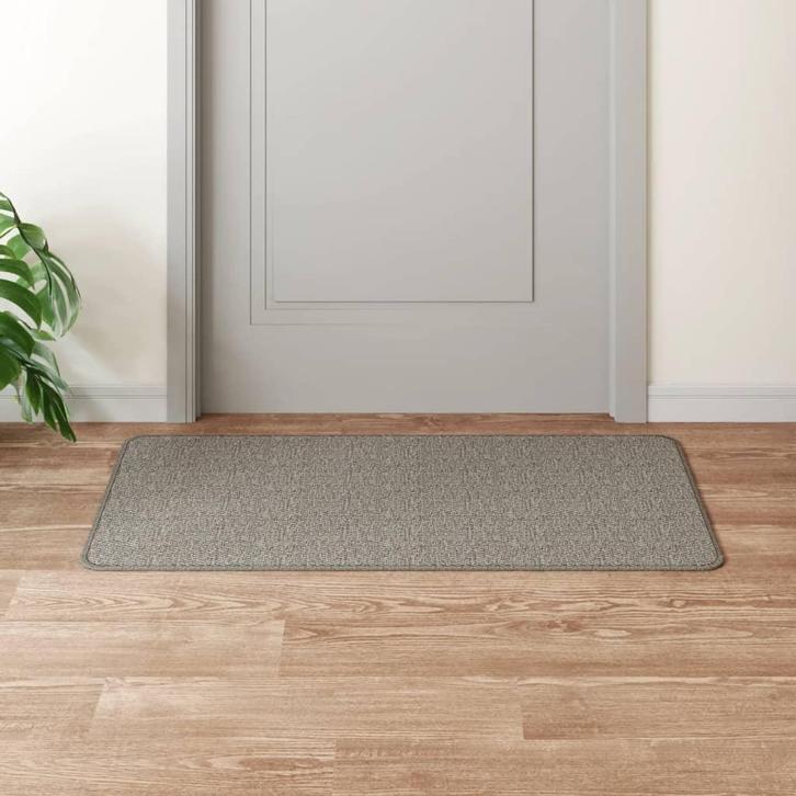 vidaXL Tapijtloper 50x100 cm sisal-look zilverkleurig, Huis en Inrichting, Stoffering | Tapijten en Kleden, Nieuw, Verzenden