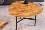 Massief houten salontafel BEAUTY BY NATURE 60cm Sheesham, Ophalen of Verzenden, Nieuw