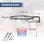2dekans | Coast Basketbalring Ø 45 cm Zwart – Massieve, Ophalen of Verzenden, Zo goed als nieuw