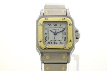 Cartier Santos Galbée Tow-Toned Goud Staal Automaat 24mm beschikbaar voor biedingen
