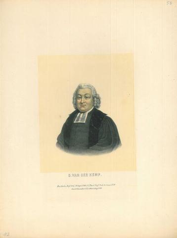 Portrait of Didericus van der Kemp