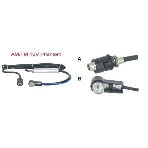 AM/FM 16V Phantom antenne adapter, Auto diversen, Overige Auto diversen, Verzenden
