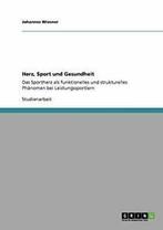 Herz, Sport und Gesundheit. Wiesner, Johannes   .=, Boeken, Sportboeken, Wiesner, Johannes, Zo goed als nieuw, Verzenden