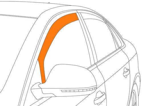 Zijwindschermen | Peugeot 206 3 deurs 1998-2007 | Climair |, Auto diversen, Tuning en Styling, Verzenden