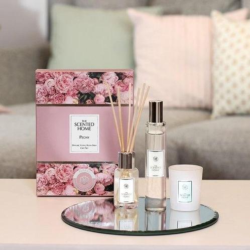 Houtige & Fruitige Geurstokjes Peony met verstuiver , roomsp, Huis en Inrichting, Woonaccessoires | Kandelaars en Kaarsen, Ophalen of Verzenden