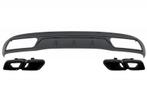 Diffuser Mercedes C W205 AMG Look met Sierstukken Zwart, Ophalen of Verzenden, Nieuw