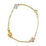 Armband - 18 karaat Geel goud, Roségoud, Witgoud, Nieuw