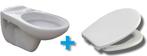 Neptunus ONE PACK wandcloset+Ultimo zitting wit 54cm, Verzenden, Nieuw